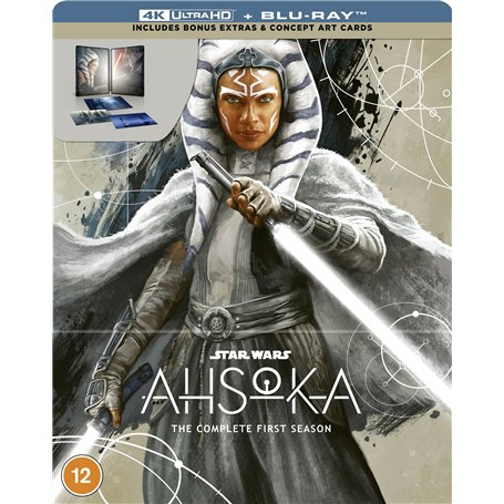 Star Wars Ahsoka Season 1 4K UHD Steelbook (Disney+ Original) (includes Artcards) [Region Free]