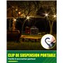 Lampe Camping Rechargeable, Lanterne de Camping Ampoule Rechargeable usb, Lampe Solaire Camping Rechargeable Luminosité Réglable
