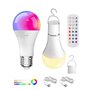 Lamptobe USB C Batterie Ampoule Rechargeable Avec Télécommande