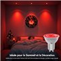 BrightWish Lot de 4 ampoules LED GU10 rouges 5 W non dimmable - Remplacement halogène GU10 pour éclairage décoratif et paysage