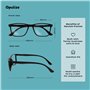 OPULIZE NYX Lunette anti lumiere bleue femme & homme - Lunette Loupe Ecran/Gaming - Lot de 2 - Anti-éblouissement, UV400, Légère