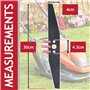 Spares2go Lame métal pour tondeuse Flymo Easi Glide 300 Micro Compact Hover Vac 280 HC300 MC300 (30 cm) + entretoises