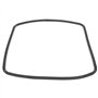 SPARES2GO Joint de porte principal en caoutchouc avec clips de fixation d'angle pour four Whirlpool ACMK ACMT AXMT (445 mm x 350