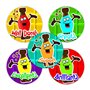 SuperStickers Scratch 'n' Sniff Smelly Lot de 350 autocollants de récompense avec plusieurs messages, images et odeurs