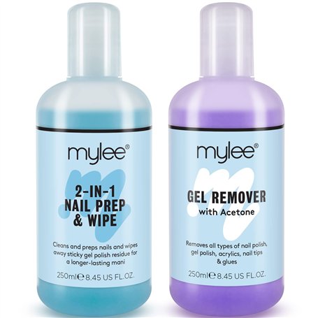 Mylee Prép et nettoyant + Dissolvant qualité salon