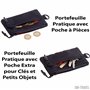 OW-Travel Portefeuilles et Porte-Cartes (Noir) Portefeuille RFID avec Protection sans Contact pour Sécurité et Tranquillité D’Es