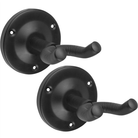 TIGER GST84-2-BK Support mural pour Ukulele - Support pour Uke