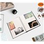 Arpan Lot de 3 albums photo autocollants pour un total de 108 feuilles 216 pages Noir