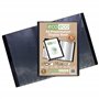 eco-eco Eco064x2 Lot de 2 porte-vues avec pochettes en plastique Noir Format A5 50% recyclé 80 pochettes