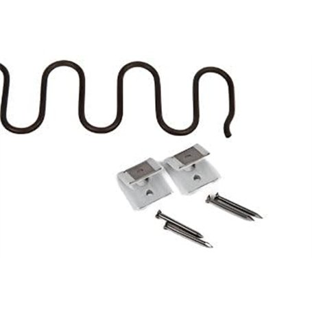 Black Barn Upholstery Supplies Lot de 5 ressorts de chaise Zig Zag + clips + clous 61 cm