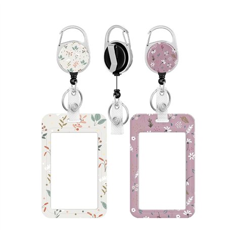 Lot de 2 porte-clés rétractables NEO+