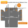 Lydonberg Housse de Protection Universelle pour Coffre de Voiture - Antidérapante et imperméable - pour siège arrière de Chien -