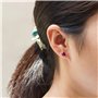 Boucles d'oreilles avec pierre de naissance de juillet (rubis) créées avec des cristaux Zircondia®