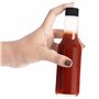 BELLE VOUS Mini Bouteille Verre Sauce Piquante (Lot de 12) - 150 ml - Petites Bouteilles en Verre avec Embout Goutte à Goutte et