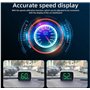 Auto HUD Affichage Tête Haute Head Up Display 2,8" KM/H Compteur de Vitesse avec Chipset GPS pour Vélo Moto Camion Voiture Scoot