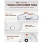 ADOV Humidificateur pour la maison, humidificateur à brume froide de 4 L pour chambre à coucher, humidificateur à ultrasons sile