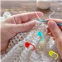 AvoDovA 150 Pièces Marqueurs de Mailles, Marqueurs Verrouillages Epingles pour Tricot Crochet, Marqueur Tricot Crochet, Marqueur