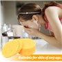 Chstarina 20 Pièces Éponges Visage Comprimées, Visage Nettoyage Éponges en Cellulose, Éponges Demaquillage Visage, Éponges Cosmé