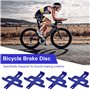 Naapesi Lot de 10 Entretoises de Frein à Disque pour Vélo, Pression d'huile Pièces de VTT, séparateur de Frein de vélo de Montag