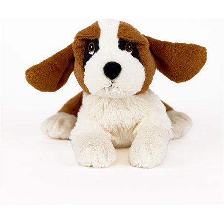 Warmies Peluche Saint-Bernard - Passe au micro-ondes - Grande peluche chaude et lestée - Pour enfants et adultes - Avec parfum d