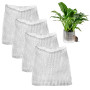 Wisebom 4Pcs Protections de Racines en Maille pour Plantes Sacs en Maille Métallique Paniers de Protection des Racines pour Légu