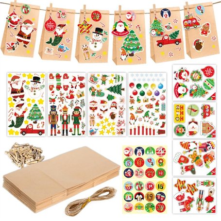 Calendrier de l'Avent à remplir