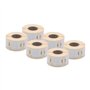Dymo 6X DYMO Authentic LabelWriter Petites étiquettes multi-usages S0722530 | 13 mm x 25 mm | Autocollant | Rouleau de 1000 | Ét