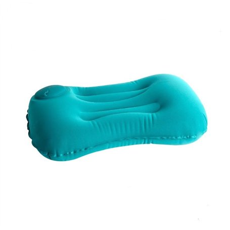 YUNYU Oreiller de Camping Gonflable ultraléger pour Adultes – Oreiller Compact Compressible avec Masque pour Les Yeux et Bouchon