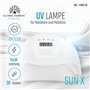 Global Fashion SunX Sèche-ongles UV LED 54 W Lampe à ongles pour vernis gel Lampe de durcissement UV avec 4 minuteries Parfait p