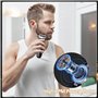 Mapille 2 en 1 Rasoir Electriques Hommes, avec Écran LCD, Tondeuse Barbe, Rasoir Électrique Rechargeable pour Homme, Wet & Dry, 