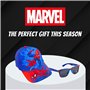 Marvel Spiderman Casquette et Lunettes de Soleil pour Garçon, Lunettes de Soleil Anti-UV, Chapeau D'été, Casquette de Baseball p