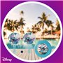Disney Stitch Raquettes de Plage avec Ballon et Frisbee, Ensemble Raquette et Disque de Lancer pour Enfants, Jouets de Plage pou