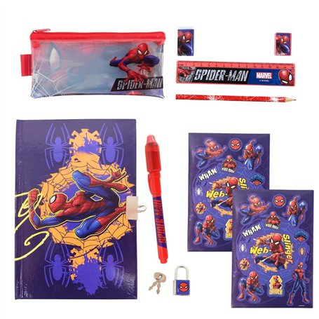 Marvel Spiderman Ensemble de Papeterie pour Garçon