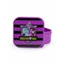 Monster High Ensemble de pots à collation empilables en hauteur, rose, noir et violet | 3 boîtes de rangement Creepateria | Ghou