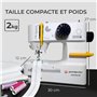 EFFEKTIV - Machine à coudre compacte portable et polyvalente Simplifika 15 m | 15 points fonctionnels | Table d'extension et cou