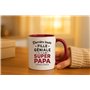 Jungle Mug – cadeau fete des meres | Mug Super Papa Fille Géniale | Tasse Humour Originale | Idée Cadeau Homme | Tasse Céramique
