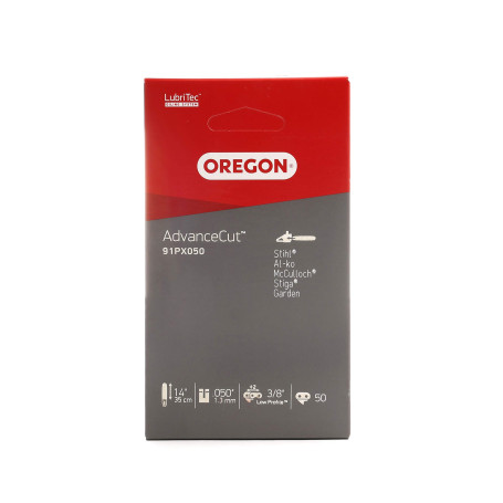 Oregon AdvanceCut 91PX Chaîne de tronçonneuse 50 maillons pour guide de 35cm