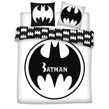 Parure de Lit Double Batman Logo 2 Personnes