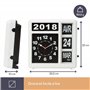 Horloge à Chiffres lisibles avec Affichage Jour et Date