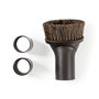 HQ - W7-72504-ECHD - Brosse à poussière ovale rotative pour tube aspirateur de 35 ou 32mm, Noir