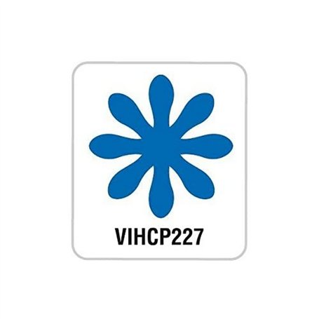 Artemio VIHCP227 Perforatrice à Levier Moyenne Fleur Plastique Multicolore 8