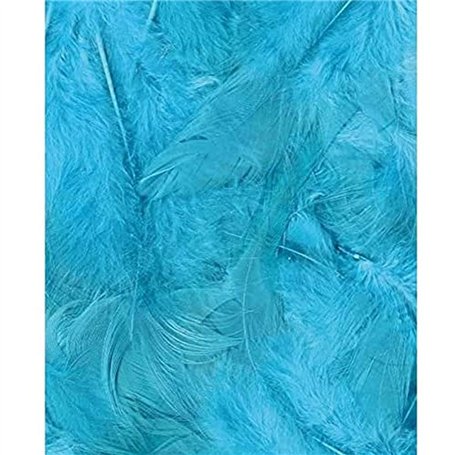 Artemio Plumes Turquoise 3 g Ébouriffées LG 8 à 12 cm
