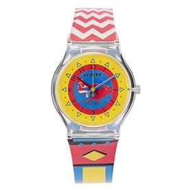 Active - ACT-010 - Montre Femme - Quartz Analogique - Cadran Multicolore - Bracelet Plastique Multicolore Active - ACT-010 - Montre Femme - Quartz Analogique - Cadran Multicolore - Bracelet Plastique Multicolore