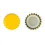 Couronne Bouchon pour Fermer des Cuvettes mehrwegflaschen Jaune Lot de 100 Capsules Capsule de bière