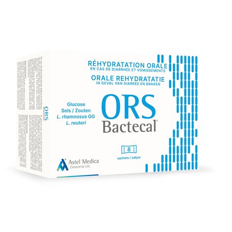 ORS Bactecal - Solution de réhydratation orale - Préparation en poudre avec glucose