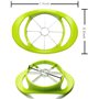 Vide-Pommes Fruit Corers Divider en Acier Inoxydable Durable Métal Apple Cutter Trancheuse À Fruits Poignée Ergonomique Cuisine 