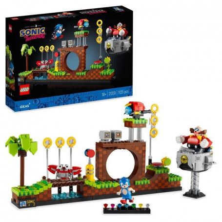 LEGO Ideas 21331 Sonic the Hedgehog Green Hill Zone. Niveau du Jeu Vidéo. Kit 79,99 €