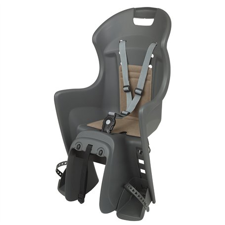 DIEFFE 8630500034 - Siège Arrière Bikey Cool Elm pour Vélo avec Roues de 26'' à 29'' Convient aux Enfants de 9 à 22 Kg avec ancr