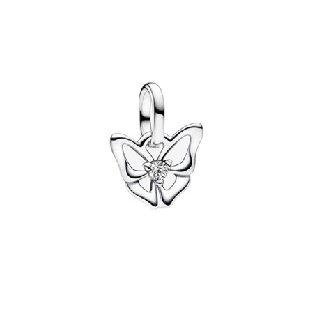PANDORA ME 793451C01 Mini breloque en forme de papillon en argent sterling avec zircone compatible avec bracelets ME et Moments