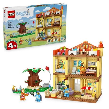 LEGO Bluey 11203 La Maison de Famille de Bluey - Jeu de Construction Fille ou enfant 4 ans